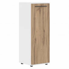 Шкаф средний узкий EMCS 42.1 Дуб Денвер светлый/Мокко/Белый 426х430х1199 EDIS