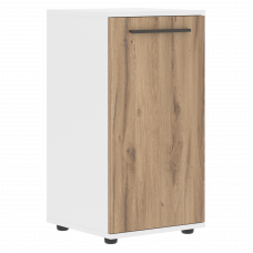 Шкаф малый узкий ELCS 42.1 Дуб Денвер светлый/Мокко/Белый 426х430х832 EDIS