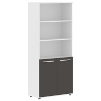 Шкаф высокий широкий EHCS 85.5 Мокко/Белый/Белый 852х430х1967 EDIS