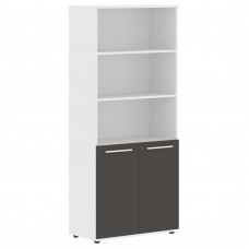 Шкаф высокий широкий EHCS 85.5 Мокко/Белый/Белый 852х430х1967 EDIS