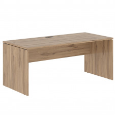 Стол прямой EDST 1780 Дуб Денвер светлый/Мокко 1760х800х750 EDIS