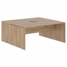 Стол двойной ED2ST 1780 Дуб Денвер светлый/Мокко 1760х1606х750 EDIS