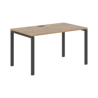 Стол прямой EUST 1380 Дуб Денвер светлый/Мокко 1360х800х750 EDIS