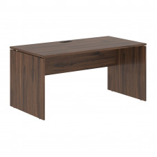 Стол прямой EDST 1580 Дуб Денвер тёмный/Черный 1560х800х750 EDIS