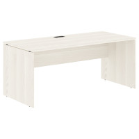 Стол прямой EDST 1780 Ясень Траун/Черный 1760х800х750 EDIS