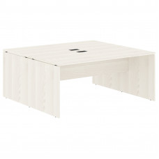 Стол двойной ED2ST 1780 Ясень Траун/Черный 1760х1606х750 EDIS