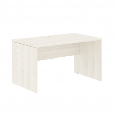 Стол прямой EDST 1380 Ясень Траун/Белый 1360х800х750 EDIS