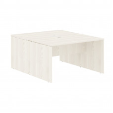 Стол двойной ED2ST 1380 Ясень Траун/Белый 1360х1606х750 EDIS