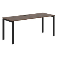 Стол прямой EUST 1767 Дуб Денвер тёмный/Черный 1760х670х750 EDIS