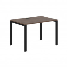 Стол прямой EUST 1180 Дуб Денвер тёмный/Черный 1160х800х750 EDIS