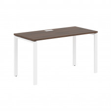 Стол прямой EUST 1367 Дуб Денвер тёмный/Белый 1360х670х750 EDIS