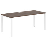 Стол прямой EUST 1780 Дуб Денвер тёмный/Белый 1760х800х750 EDIS