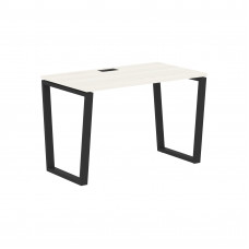 Стол прямой EVST 1167 Ясень Траун/Черный 1160х670х750 EDIS