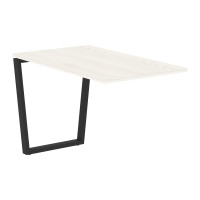 Брифинг-приставка EVB 1167 Ясень Траун/Черный 1160х670х750 EDIS