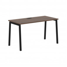 Стол прямой ELST 1367 Дуб Денвер тёмный/Черный 1360х670х750 EDIS