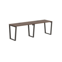 Стол 2-х местный EVWST 2367 Дуб Денвер тёмный/Мокко 2326х670х750 EDIS