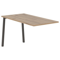 Брифинг-приставка ELB 1367 Дуб Денвер светлый/Мокко 1360х670х750 EDIS