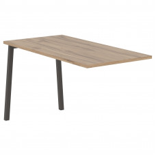 Брифинг-приставка ELB 1367 Дуб Денвер светлый/Мокко 1360х670х750 EDIS