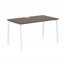 Стол прямой ELST 1380 Дуб Денвер тёмный/Белый 1360х800х750 EDIS