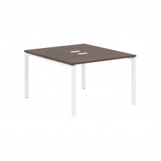 Стол 2-х местный EUWST 1113 Дуб Денвер тёмный/Белый 1160х1346х750 EDIS