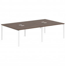 Стол 4-х местный EUWST 2716 Дуб Денвер тёмный/Белый 2726х1606х750 EDIS