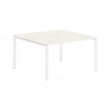 Стол 2-х местный EUWST 1313 Ясень Траун/Белый 1360х1346х750 EDIS