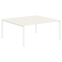 Стол 2-х местный EUWST 1716 Ясень Траун/Белый 1760х1606х750 EDIS