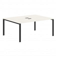 Стол 2-х местный EUWST 1713 Ясень Траун/Черный 1760х1346х750 EDIS