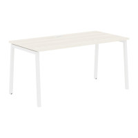 Стол прямой ELST 1580 Ясень Траун/Белый 1560х800х750 EDIS
