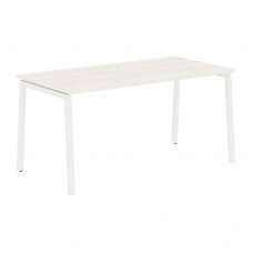 Стол прямой ELST 1580 Ясень Траун/Белый 1560х800х750 EDIS