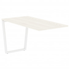 Брифинг-приставка EVB 1367 Ясень Траун/Белый 1360х670х750 EDIS