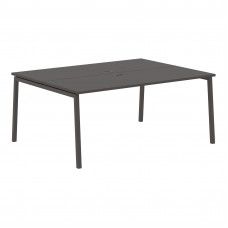 Стол 2-х местный ELWST 1713 Мокко/Мокко 1760х1346х750 EDIS