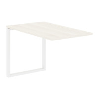 Брифинг-приставка EQB 1167 Ясень Траун/Белый 1160х670х750 EDIS