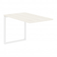 Брифинг-приставка EQB 1167 Ясень Траун/Белый 1160х670х750 EDIS