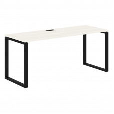 Стол прямой EQST 1767 Ясень Траун/Черный 1760х670х750 EDIS