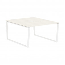 Стол 2-х местный EVWST 1316 Ясень Траун/Белый 1360х1606х750 EDIS