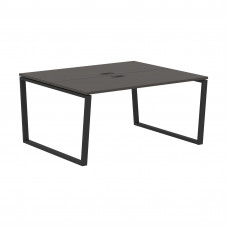 Стол 2-х местный EVWST 1513 Мокко/Черный 1560х1346х750 EDIS