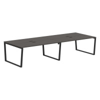 Стол 4-х местный EVWST 3513 Мокко/Черный 3526х1346х750 EDIS