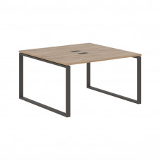 Стол 2-х местный EQWST 1313 Дуб Денвер светлый/Мокко 1360х1346х750 EDIS