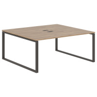 Стол 2-х местный EQWST 1716 Дуб Денвер светлый/Мокко 1760х1606х750 EDIS