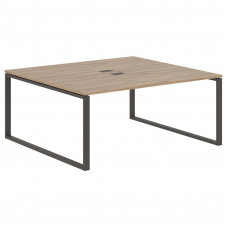 Стол 2-х местный EQWST 1716 Дуб Денвер светлый/Мокко 1760х1606х750 EDIS