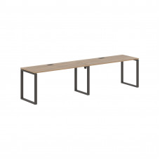 Стол 2-х местный EQWST 3167 Дуб Денвер светлый/Мокко 3126х670х750 EDIS