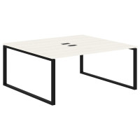 Стол 2-х местный EQWST 1716 Ясень Траун/Черный 1760х1606х750 EDIS