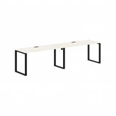 Стол 2-х местный EQWST 3167 Ясень Траун/Черный 3126х670х750 EDIS