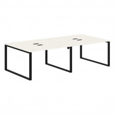 Стол 4-х местный EQWST 2713 Ясень Траун/Черный 2726х1346х750 EDIS