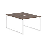 Стол 2-х местный EQWST 1116 Дуб Денвер тёмный/Белый 1160х1606х750 EDIS