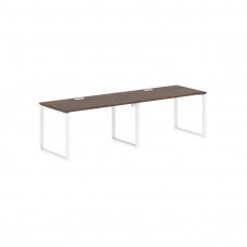 Стол 2-х местный EQWST 2780 Дуб Денвер тёмный/Белый 2726х800х750 EDIS