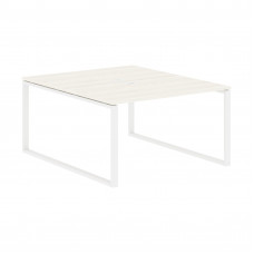 Стол 2-х местный EQWST 1316 Ясень Траун/Белый 1360х1606х750 EDIS
