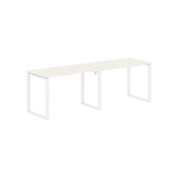 Стол 2-х местный EQWST 2367 Ясень Траун/Белый 2326х670х750 EDIS