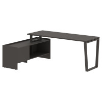 Стол с тумбой EVCT 19614 Мокко/Мокко 1960х1400х750 EDIS